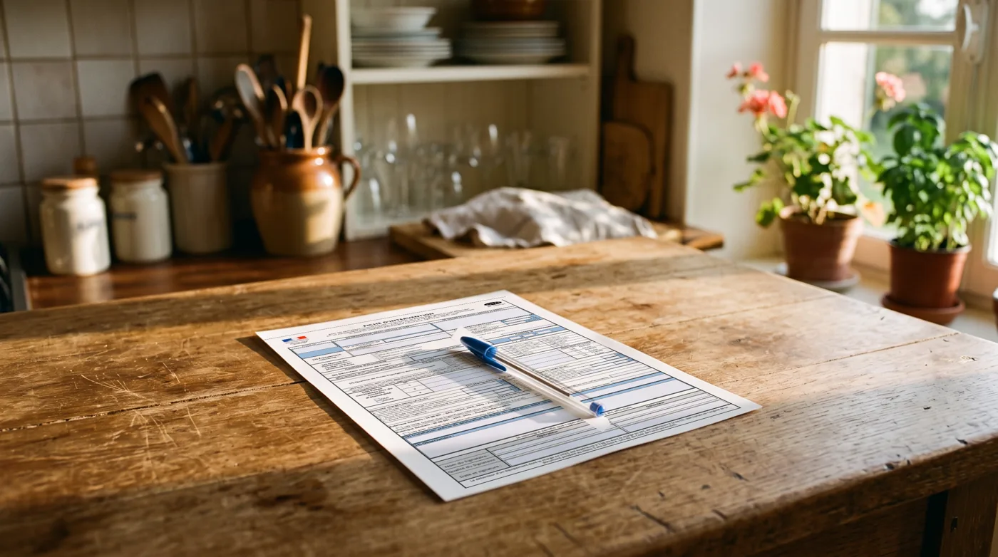 Frigoriste préparant un document d’intervention
